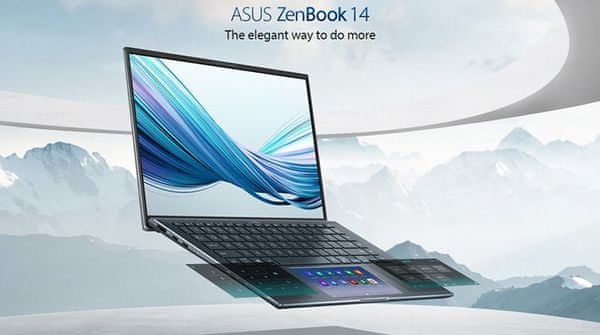 Notebook Asus Zenbook 14 14 palců vojenský standard odolný ergolift elegantní design