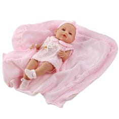 Berbesa Luxusní dětská panenka-miminko Ema 39 cm
