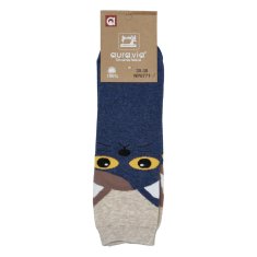 AuraVia Dámské ponožky Čivava 35-38, modré