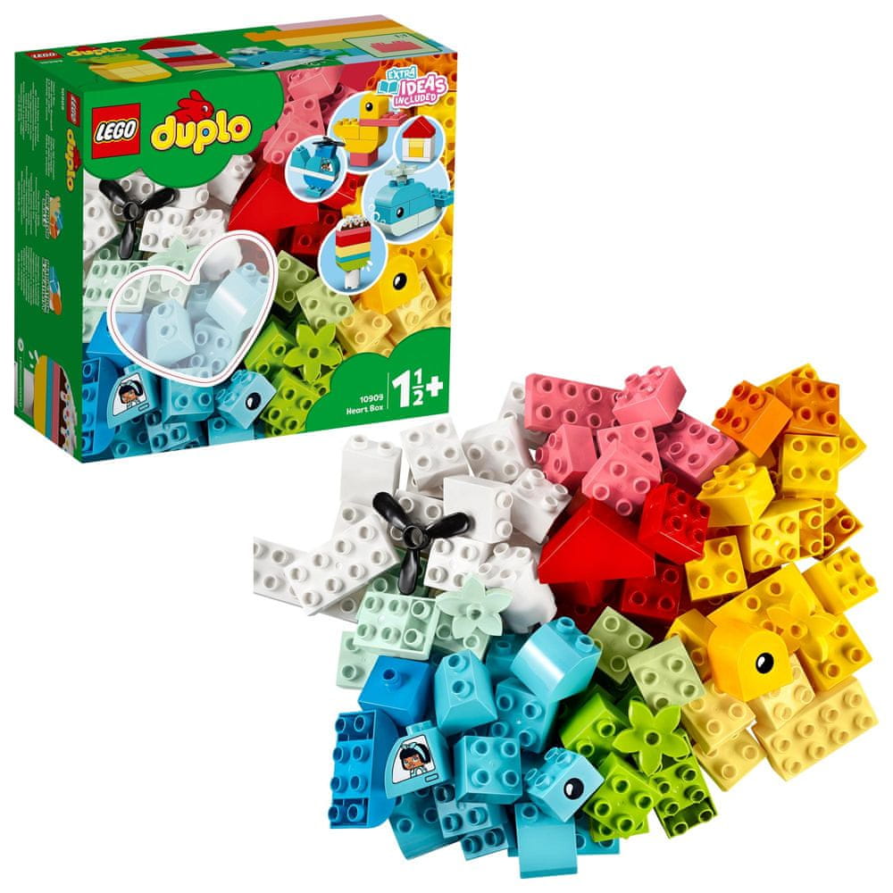 LEGO DUPLO 10909 Box se srdíčkem - rozbaleno