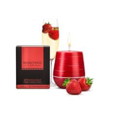 Valavani afrodizikální vonná svíčka Magnetifico Aphrodisiac candle - Sweet Strawberries