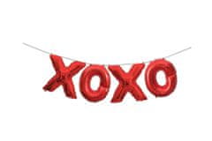 Unique Balónkový banner XOXO červený 274cm