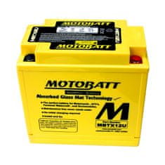 MOTOBATT Baterie MBTX12U 14Ah, 12V, 4 vývody