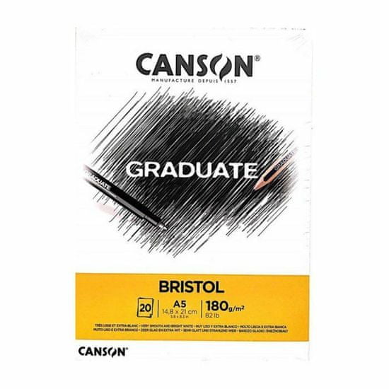 canson Skicák graduate bristol na kresbu a skici (180g/m2
