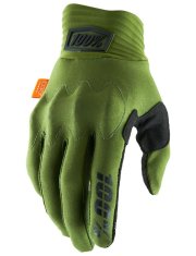 100% rukavice COGNITO, 100% (army zelená) (Velikost: S) 10013-216