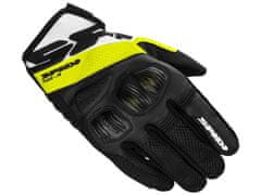 Spidi rukavice FLASH R EVO, SPIDI (černé/bílé/žluté fluo) (Velikost: L) B79K3-394