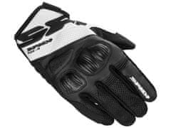Spidi rukavice FLASH R EVO, SPIDI (černé/bílé) (Velikost: XL) B79K3-011