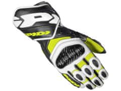 Spidi rukavice CARBO 7, SPIDI (žluté fluo/bílé/černé) (Velikost: S) 2H880253