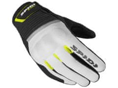 Spidi rukavice FLASH CE LADY, SPIDI, dámské (černé/bílé/žluté fluo) (Velikost: XS) 2H69614