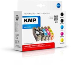 KMP Canon BCI-3e BK + BCI-6 BK/C/M/Y Multipack (Canon BCI 3e BK + BCI 6 BK/C/M/Y Multipack) sada inkoustů pro tiskárny Canon