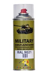 Kamuflážní barvy Kamuflážní MILITARY barva ve spreji, syntetická 400ml - odstíny RAL, RAL ARMY, RAL 8017