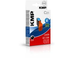 KMP Canon BCI-24Bk (Canon BCI- 24 Bk) černý pigmentový inkoust pro tiskárny Canon