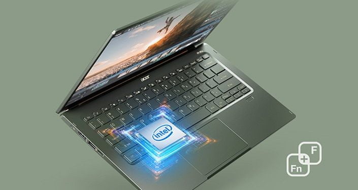 Acer Swift 5 notebook dlouhá výdrž baterie rychlé nabíjení