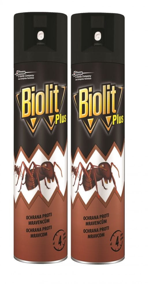 Biolit Plus sprej proti mravencům 2x400 ml