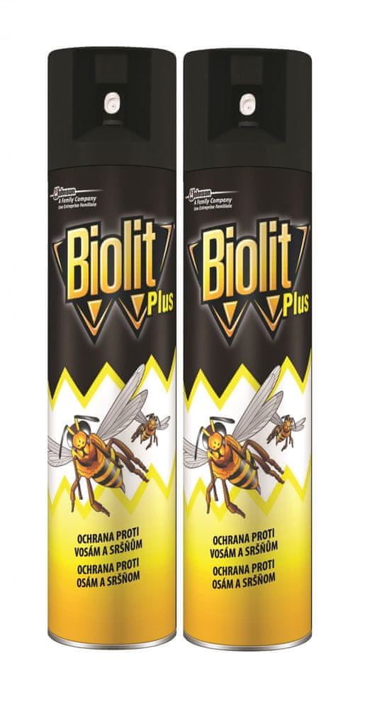Levně Biolit Plus sprej proti vosám 2x400 ml