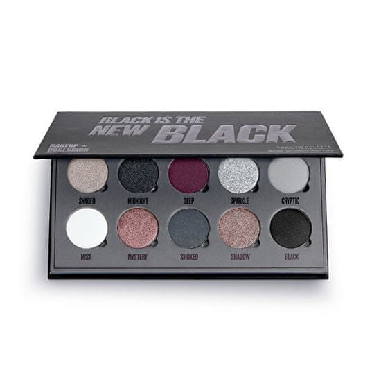 Makeup Obsession Paletka očních stínů Black Is The New Black Obsession (Eye Shadow Palette) 13 g
