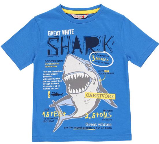 Boboli chlapecké tričko se žralokem 592040