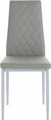 Danish Style Jídelní židle Barat (SET 2 ks), šedá