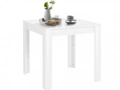 Danish Style Jídelní stůl Lynet, 80 cm, bílá