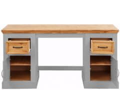 Danish Style Pracovní stůl Yvet, 150 cm, šedá