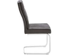 Danish Style Jídelní židle Lagun (SET 2 ks), antracitová