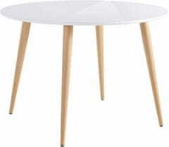 Danish Style Jídelní stůl Canto, 110 cm, bílá