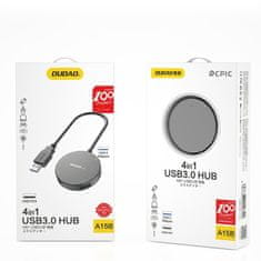 DUDAO A15B 4in1 USB HUB adapter 1x USB 3.2 / 3x USB 2.0, černý