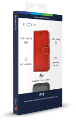 FIXED Pouzdro typu kniha FIXED FIT pro Samsung Galaxy A70/A70s A705/A707 - motiv Red Mesh