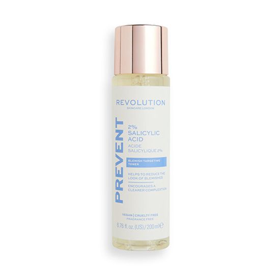 Revolution Skincare Hydratační pleťové tonikum 2% Salicylic Acid (Blemish Targeting Toner) 200 ml