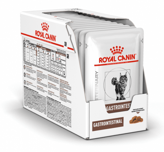 Royal Canin Veterinary Diet Cat Gastrointestinal Pouch 12x85 g