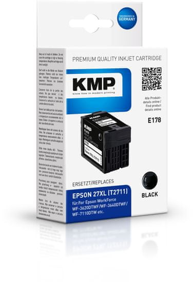 KMP Epson 27XL (Epson T2711) černý inkoust pro tiskárny Epson