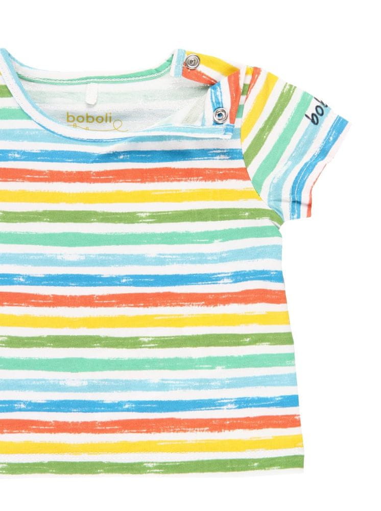 Boboli chlapecké tričko s krátkým rukávem 132152 68 vícebarevná