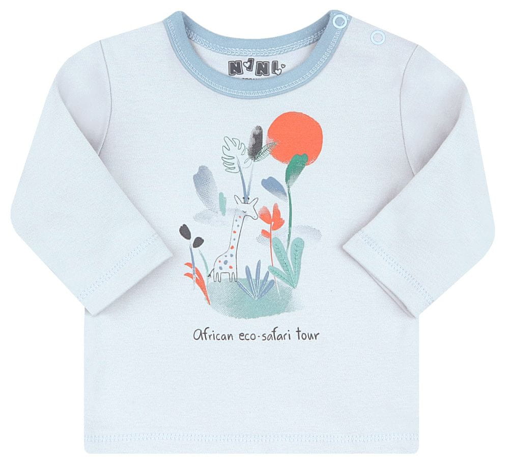 Nini chlapecké tričko z organické bavlny ABN-2379 74 šedá