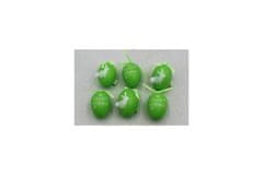 ATAN Vajíčka plastová zelená, sada 6 kusů VEL5047-GRN