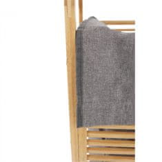 ATAN Koš na prádlo POKO - bambus/šedá