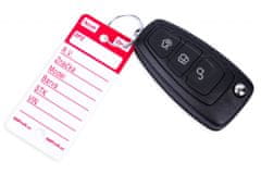 AHProfi Červené PLUS plastové visačky na klíče 250ks - 434020011