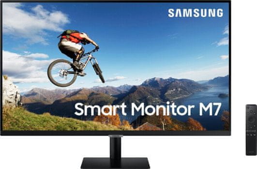 Samsung M7 (LS32AM700UUXEN) Skvělý obraz, TV VA 60 Hz
