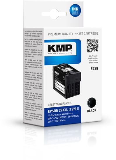 KMP Epson 27XXL (Epson T2791) černý inkoust pro tiskárny Epson