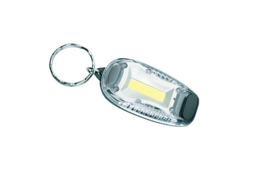 Schwarzwolf POSO mini světlo s klipem a řetízkem na klíče stříbrná