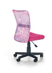 Halmar Dětská židle na kolečkách Dingo - růžová
