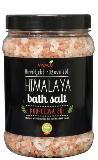 VIVACO Himalájská růžová sůl do koupele 1500 g  1500 g