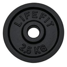 LIFEFIT Kotouč LIFEFIT 2,5kg, kovový, pro 30mm tyč