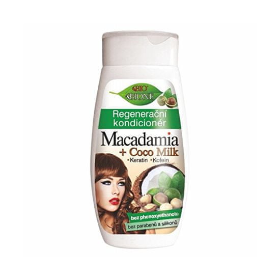 Bione Cosmetics Regenerační kondicionér Macadamia + Coco Milk 260 ml