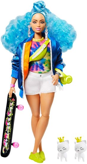 Mattel Barbie Extra se skateboardem