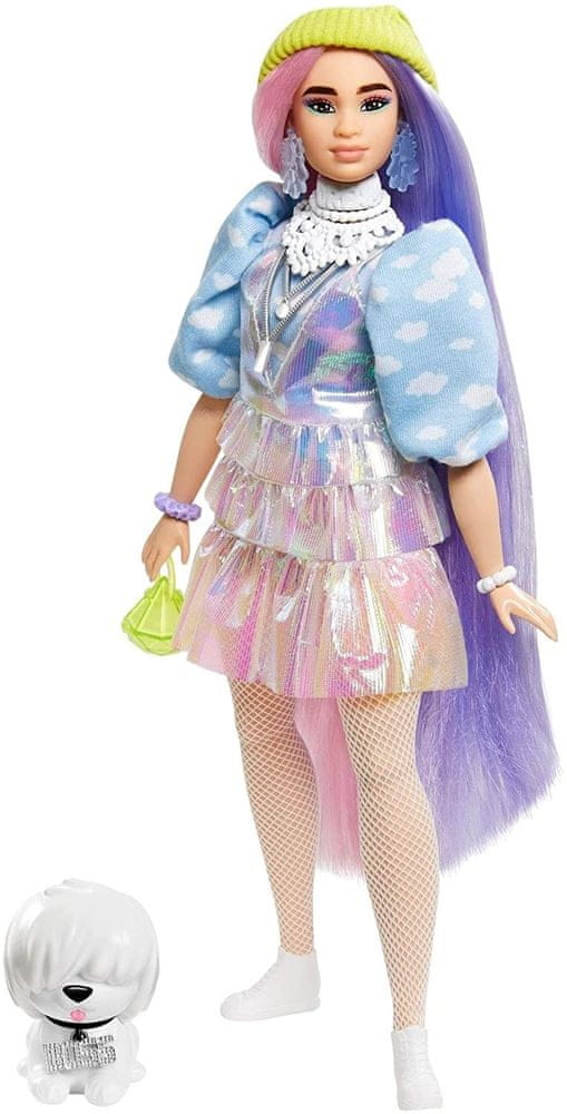 Mattel Barbie Extra s třpytivým vzhledem