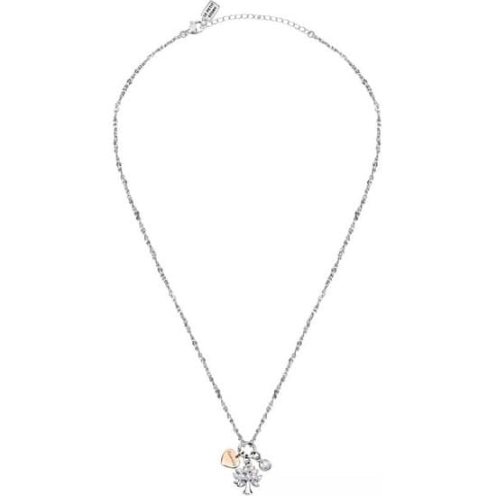 La Petite Story Dámský ocelový náhrdelník s přívěsky Strom života Family LPS05ASF17