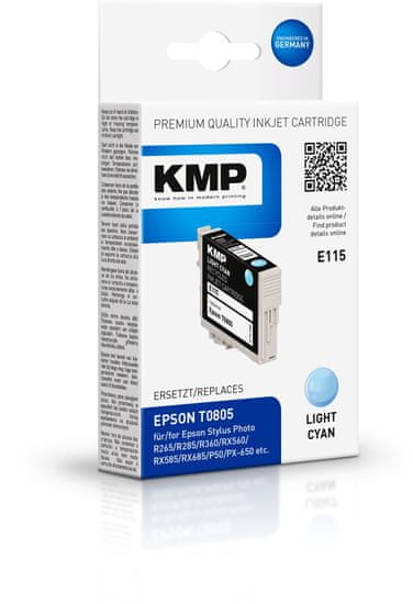 KMP Epson T0805 (Epson C13T08054011) modrý foto inkoust pro tiskárny Epson