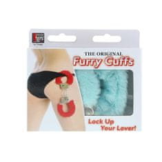 Toy Joy Pouta Furry Cuffs modrá