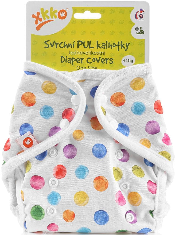 Levně XKKO Svrchní kalhotky One Size - Watercolour Polka Dots