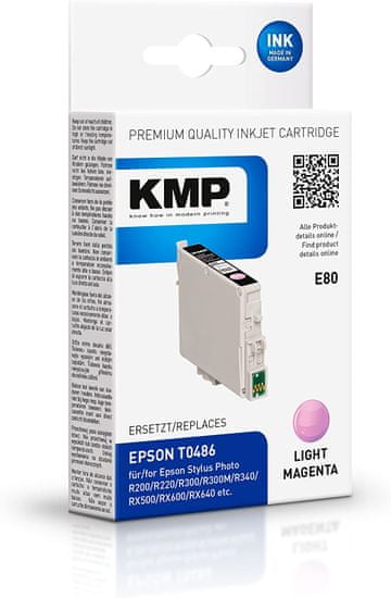 KMP Epson T0486 (Epson C13T04864010) červený foto inkoust pro tiskárny Epson